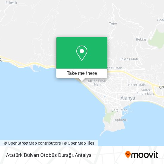 Atatürk Bulvarı Otobüs Durağı map