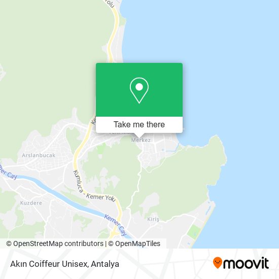 Akın Coiffeur Unisex map