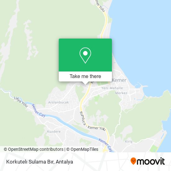 Korkutelı Sulama Bır map