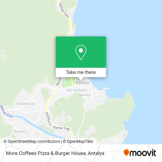 More Coffees Pizza & Burger House map