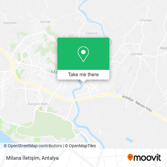 Milana İletişim map