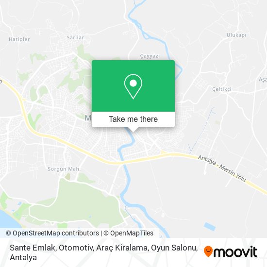 Sante Emlak, Otomotiv, Araç Kiralama, Oyun Salonu map