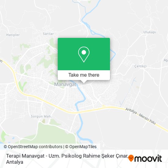Terapi Manavgat - Uzm. Psikolog Rahime Şeker Çınar map