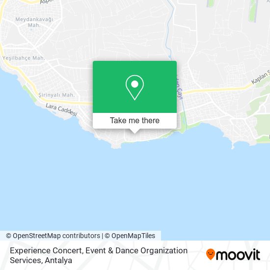 Experience Concert, Event & Dance Organization Services map