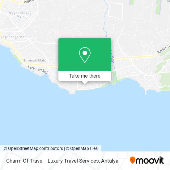 Charm Of Travel - Luxury Travel Services map