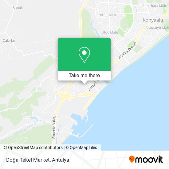 Doğa Tekel Market map