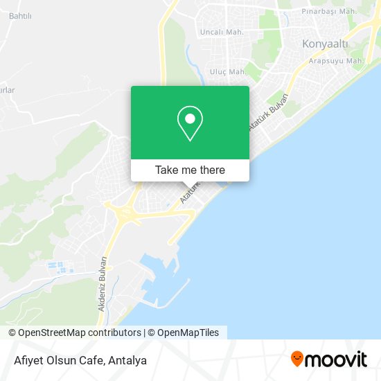 Afiyet Olsun Cafe map