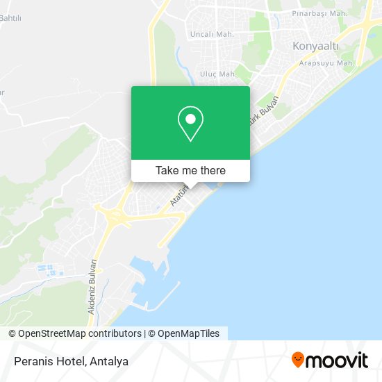 Peranis Hotel map