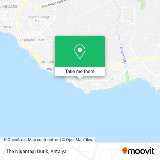 The Nişantaşı Butik map