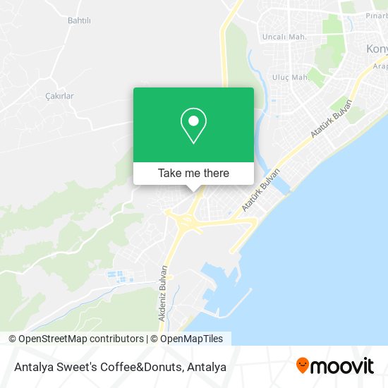 Antalya Sweet's Coffee&Donuts map