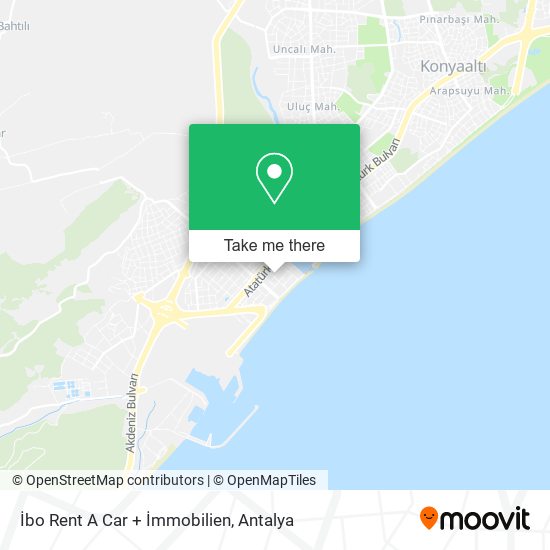 İbo Rent A Car + İmmobilien map