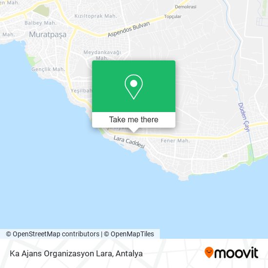 Ka Ajans Organizasyon Lara map