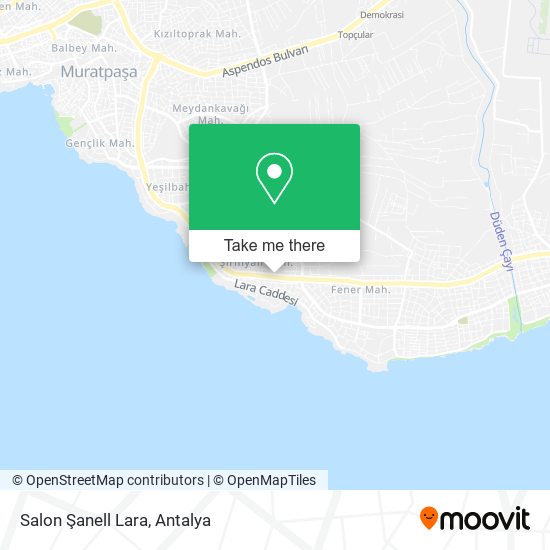 Salon Şanell Lara map