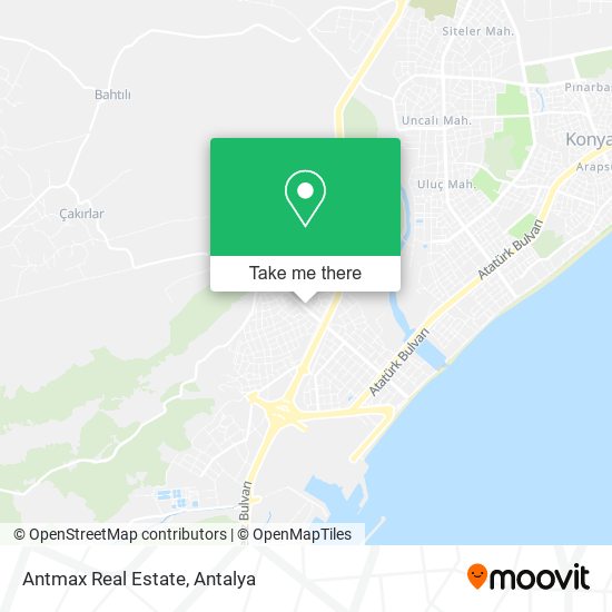 Antmax Real Estate map