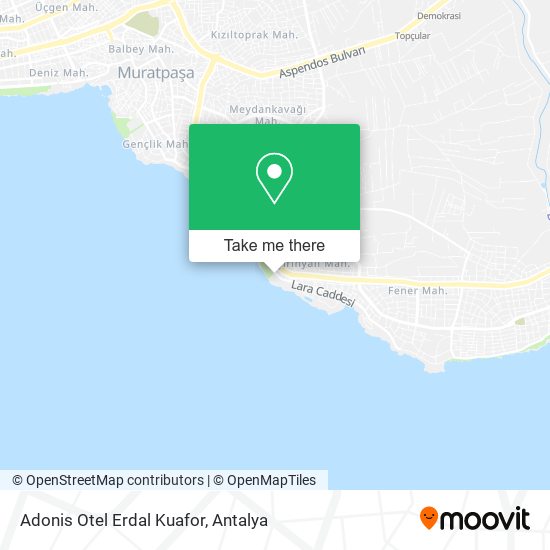 Adonis Otel Erdal Kuafor map