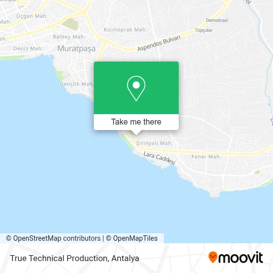 True Technical Production map