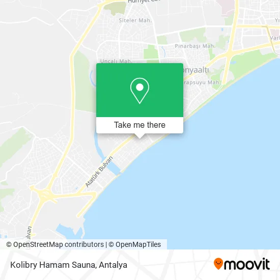 Kolibry Hamam Sauna map