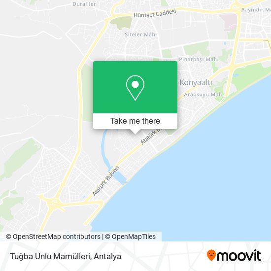 Tuğba Unlu Mamülleri map