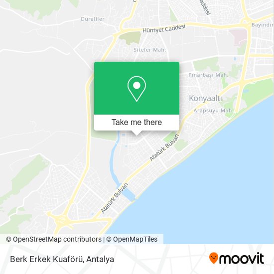 Berk Erkek Kuaförü map