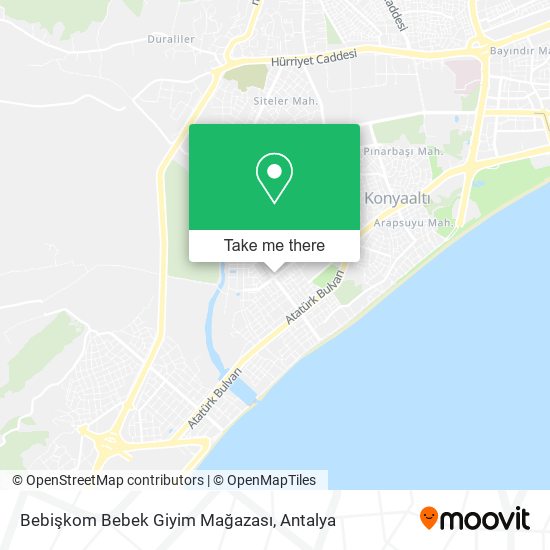 Bebişkom Bebek Giyim Mağazası map