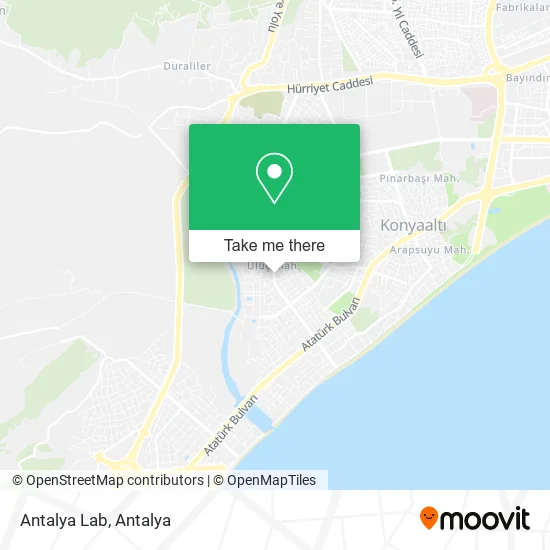 Antalya Lab map