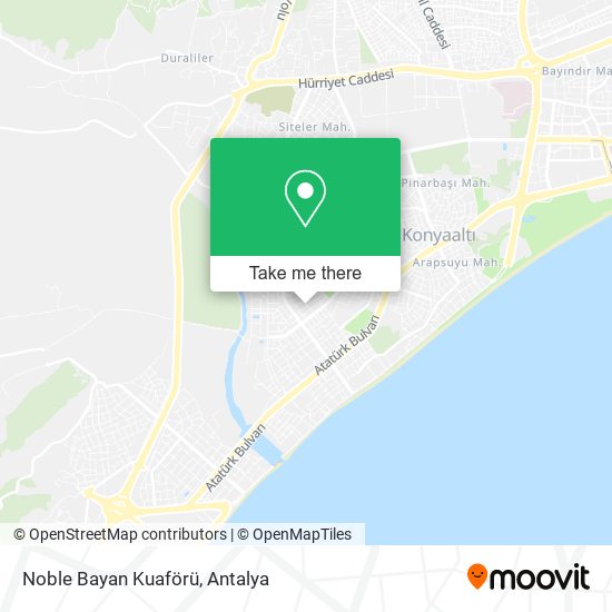 Noble Bayan Kuaförü map