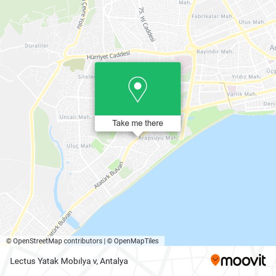 Lectus Yatak Mobılya v map