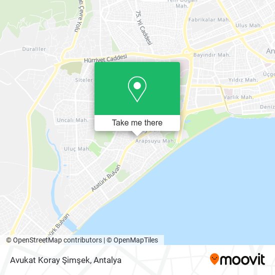Avukat Koray Şimşek map
