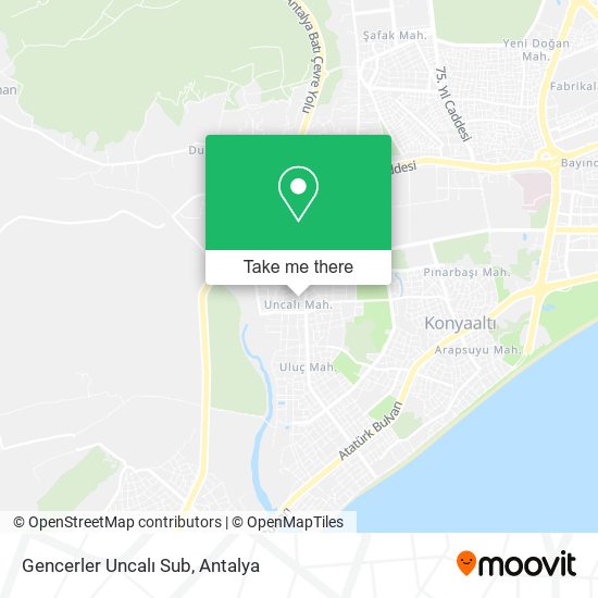 Gencerler Uncalı Sub map