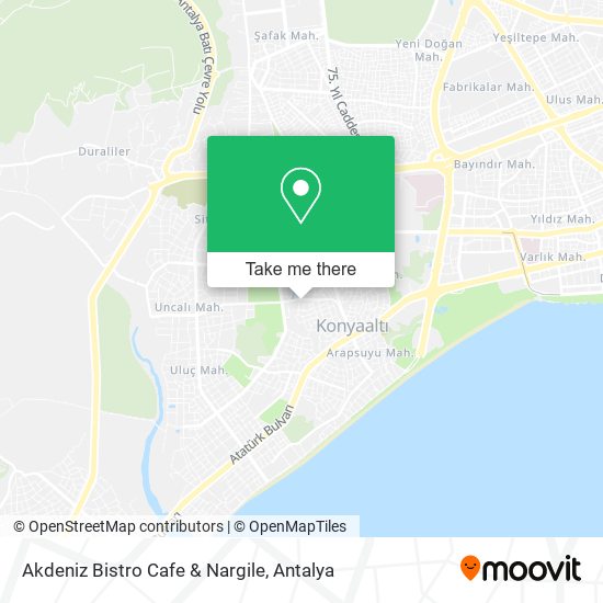 Akdeniz Bistro Cafe & Nargile map