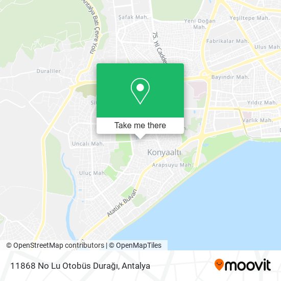 11868 No Lu Otobüs Durağı map