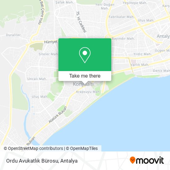 Ordu Avukatlık Bürosu map