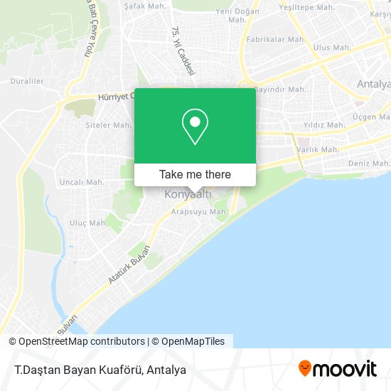 T.Daştan Bayan Kuaförü map