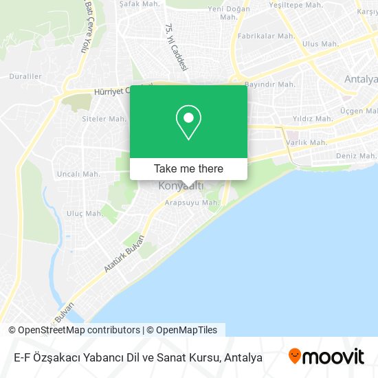 E-F Özşakacı Yabancı Dil ve Sanat Kursu map