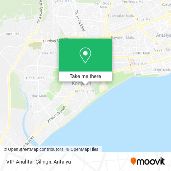 VIP Anahtar Çilingir map