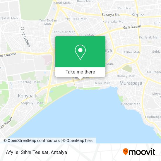 Afy Isı Sıhhı Tesisat map