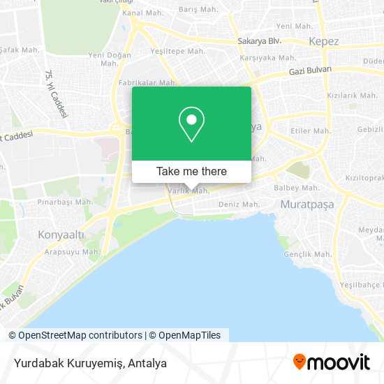 Yurdabak Kuruyemiş map