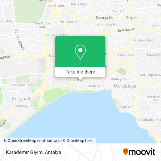 Karademır Gıyım map