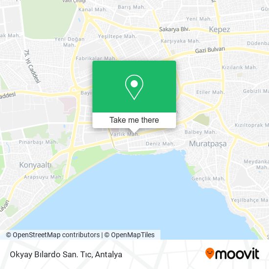 Okyay Bılardo San. Tıc map