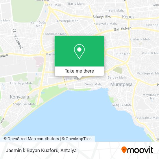 Jasmin k Bayan Kuaförü map