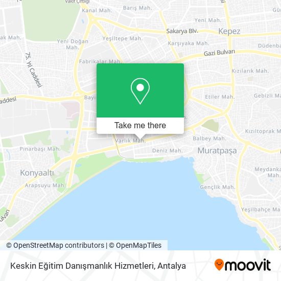 Keskin Eğitim Danışmanlık Hizmetleri map
