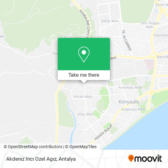 Akdenız Incı Ozel Agız map