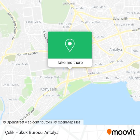 Çelik Hukuk Bürosu map