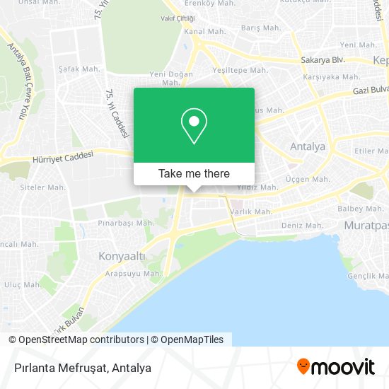Pırlanta Mefruşat map