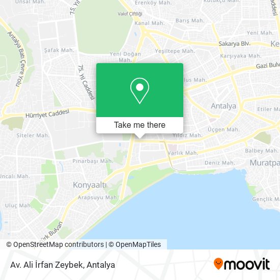 Av. Ali İrfan Zeybek map