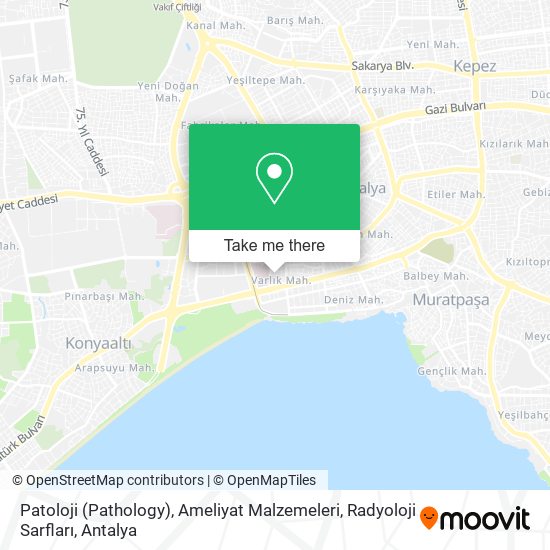 Patoloji (Pathology), Ameliyat Malzemeleri, Radyoloji Sarfları map