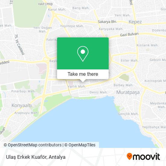 Ulaş Erkek Kuaför map