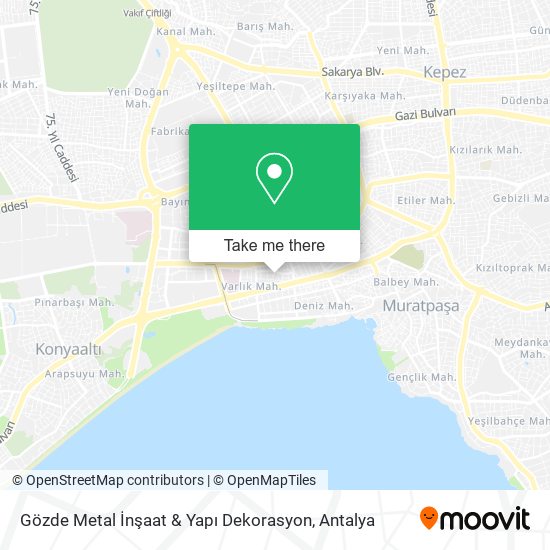 Gözde Metal İnşaat & Yapı Dekorasyon map