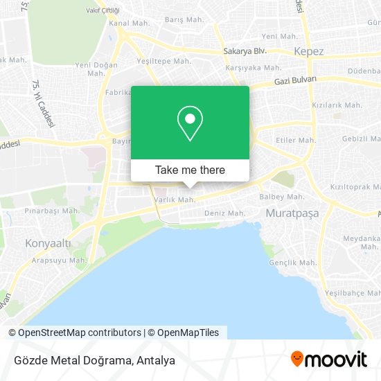 Gözde Metal Doğrama map