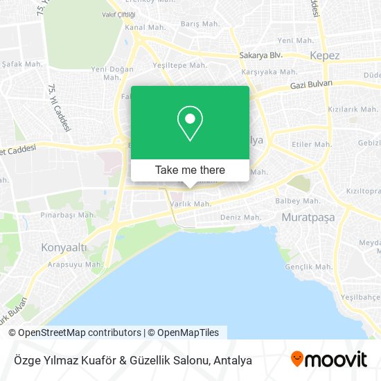 Özge Yılmaz Kuaför & Güzellik Salonu map